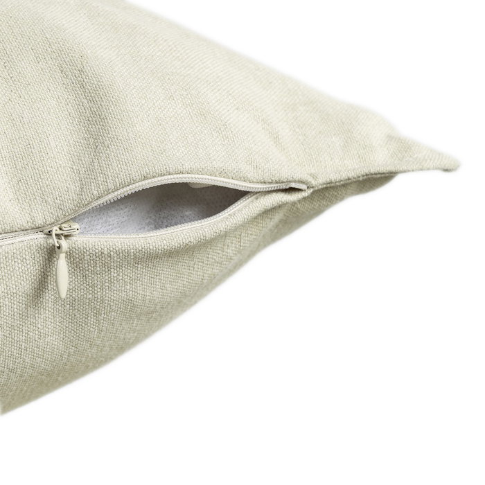 Cojín Caqui Claro 85%Algodón-15%Lino 50 X 50 cm (Set de 2)