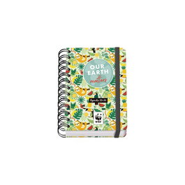 Agenda Escolar (2025-26) Dohe Premium Wwf Tropic Wire-O Tapa Extra A6 155X215 D/P Con Goma