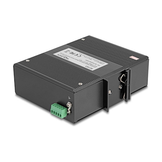 DeLOCK 80163 Switch Gigabit Ethernet de 8 puertos RJ-45 para carril DIN