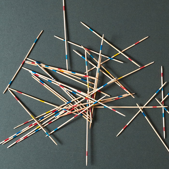 Mister Gadget Mini Mikado 41 Piezas 18 cm Colección Vintage Juguete de Madera para Niños y Adultos