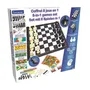 Lexibook Juego de Mesa Magnético - 8 Juegos en 1 Caja, Ajedrez, Damas, Plegable, 2-6 Jugadores