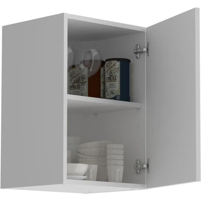 Oslo 244001 Mueble Alto 1 Puerta + Tableta Decoración Blanca Mate L 40 x D 36 x H 58 cm Oslo 244001 Mueble Alto 1 Puerta + Tableta Decoración Blanca Mate L 40 x D 36 x H 58 cm