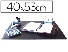 Q-connect Vade Sobremesa Polipropileno Negro 40x53 cm Anti-estático Antideslizante