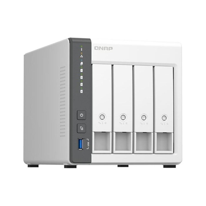 Qnap Servidor NAS TS-433-4GB, 4 Bahías, 2.5GbE, Quad-Core ARM A55 - Solución de Almacenamiento y Red para Empresas Qnap Servidor NAS TS-433-4GB, 4 Bahías, 2.5GbE, Quad-Core ARM A55 - Solución de Almacenamiento y Red para Empresas