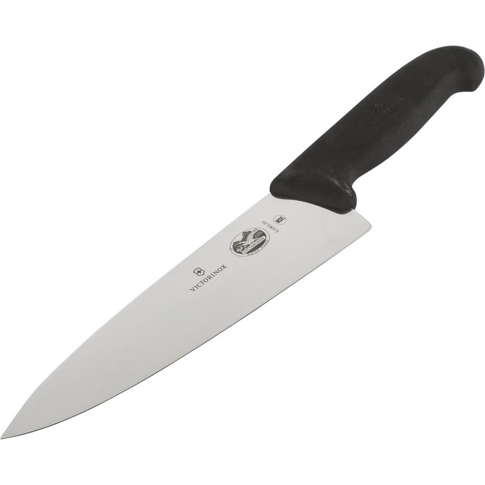 Victorinox Cuchillo de Chef Fibrox de 20 cm, Negro Victorinox Cuchillo de Chef Fibrox de 20 cm, Negro