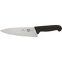 Victorinox Cuchillo de Chef Fibrox de 20 cm, Negro