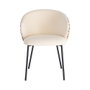 Silla Estampado Tejido-Metal Contract 56,50 X 56 X 74,50 cm (Set de 2)