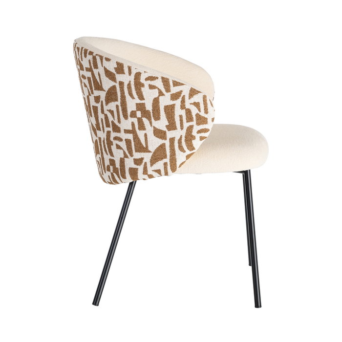 Silla Estampado Tejido-Metal Contract 56,50 X 56 X 74,50 cm (Set de 2) Silla Estampado Tejido-Metal Contract 56,50 X 56 X 74,50 cm (Set de 2)