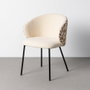 Silla Estampado Tejido-Metal Contract 56,50 X 56 X 74,50 cm (Set de 2)