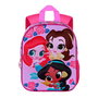 KARACTERMANIA Mochila 31cm Princesas Disney Flores 3D Niña Preescolar