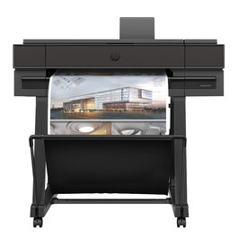 HP DesignJet T870 Plotter de Gran Formato A1 de 24" para Arquitectura, 120 págs/hora, 2400x1200 ppp, Gigabit Ethernet y Wi-Fi