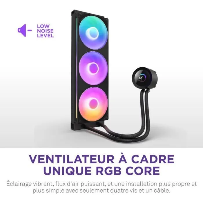 NZXT RL-KR360-B2 Kraken 360 RGB Refrigeración Líquida Todo en Uno para Procesador Negro