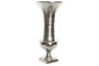 DKD Home Decor Jarrón de Aluminio Plateado Diseño Copa