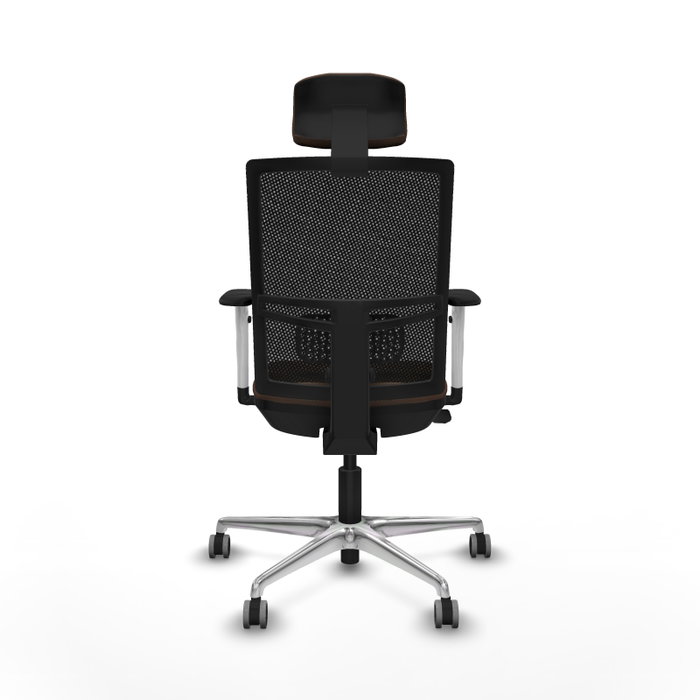 PIQUERAS Y CRESPO Silla de oficina Yunquera con mecanismo Sincro/Traslack, Marrón y Negro PIQUERAS Y CRESPO Silla de oficina Yunquera con mecanismo Sincro/Traslack, Marrón y Negro