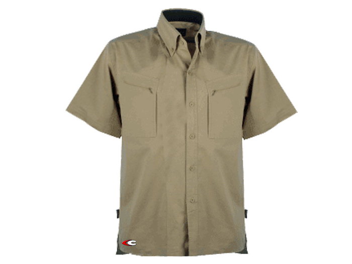 ROPA FINSTOCK Camisa Hawaiana Beige Manga Corta Talla XL V084 ROPA FINSTOCK Camisa Hawaiana Beige Manga Corta Talla XL V084