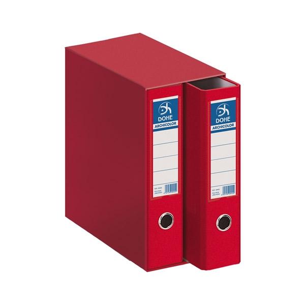 Dohe Modulo 2 Archicolor Archivador Folio Lomo 80 mm Rojo Dohe Modulo 2 Archicolor Archivador Folio Lomo 80 mm Rojo
