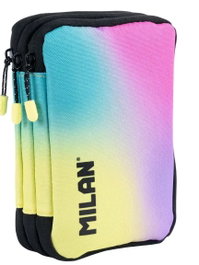 MILAN Plumier Triple con Contenido Sunset