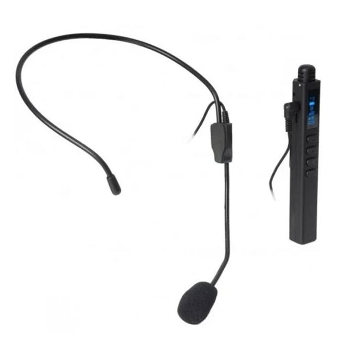 Fonestar Academy - 1 Micrófono Inalámbrico de Mano/Cabeza UHF, Presentador con Puntero Láser, para Educación y Presentaciones, Incluye Receptor y Batería Recargable Fonestar Academy - 1 Micrófono Inalámbrico de Mano/Cabeza UHF, Presentador con Puntero Láser, para Educación y Presentaciones, Incluye Receptor y Batería Recargable