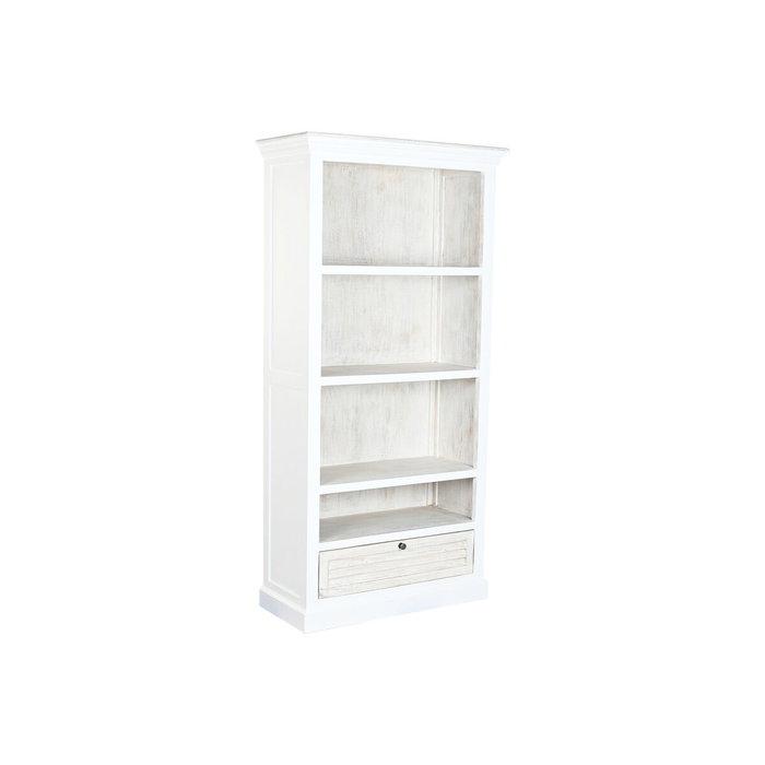 DKD Home Decor Estantería de Mango Blanco Desgastado DKD Home Decor Estantería de Mango Blanco Desgastado