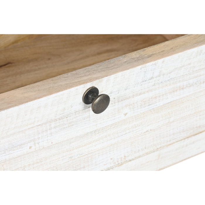 DKD Home Decor Estantería de Mango Blanco Desgastado DKD Home Decor Estantería de Mango Blanco Desgastado