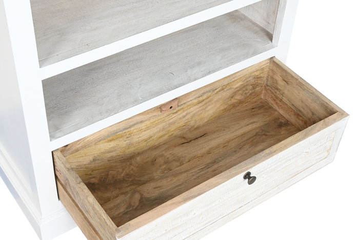 DKD Home Decor Estanteria Romantico Blanco 40 x 180 x 90 cm Material Mango DKD Home Decor Estanteria Romantico Blanco 40 x 180 x 90 cm Material Mango
