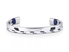 Tom Hope Pulsera Hybrid Cuff-SV/WT/BL-t Gris