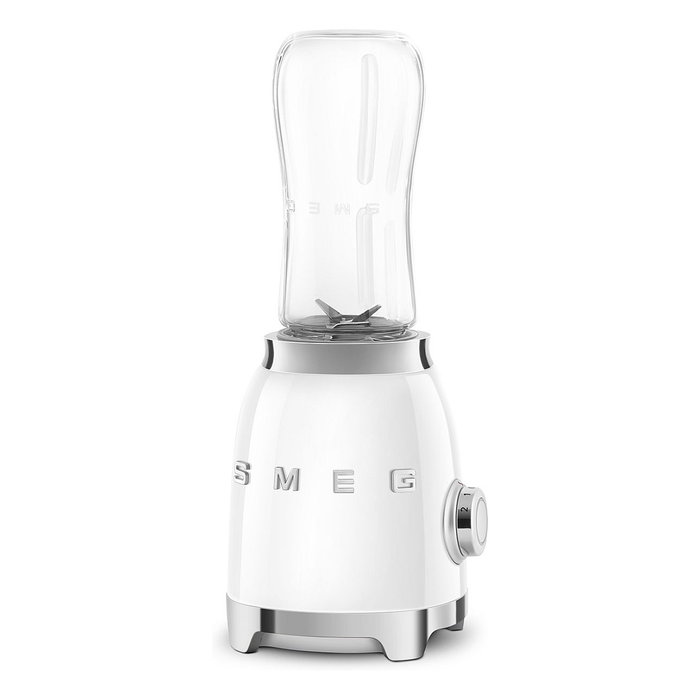 Smeg PBF01WHEU Batidora de Vaso de Acero Inoxidable, Blanco
