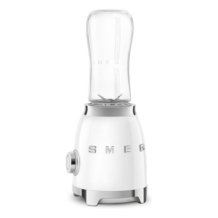 Smeg PBF01WHEU Batidora de Vaso de Acero Inoxidable, Blanco