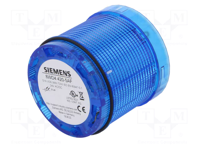 SIEMENS 8WD4420-5AF Señalizador Luminoso LED Azul 24VDC SIEMENS 8WD4420-5AF Señalizador Luminoso LED Azul 24VDC