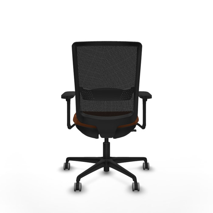 PIQUERAS Y CRESPO Silla de oficina Haches con mecanismo Sincro/Traslack, Marrón y Negro PIQUERAS Y CRESPO Silla de oficina Haches con mecanismo Sincro/Traslack, Marrón y Negro