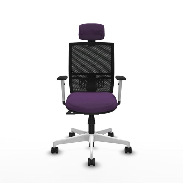 PIQUERAS Y CRESPO Silla de oficina Yunquera Morada con Mecanismo Sincro PIQUERAS Y CRESPO Silla de oficina Yunquera Morada con Mecanismo Sincro