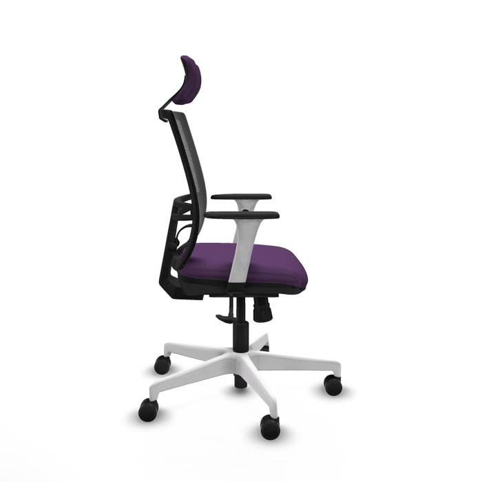 PIQUERAS Y CRESPO Silla de oficina Yunquera Morada con Mecanismo Sincro PIQUERAS Y CRESPO Silla de oficina Yunquera Morada con Mecanismo Sincro