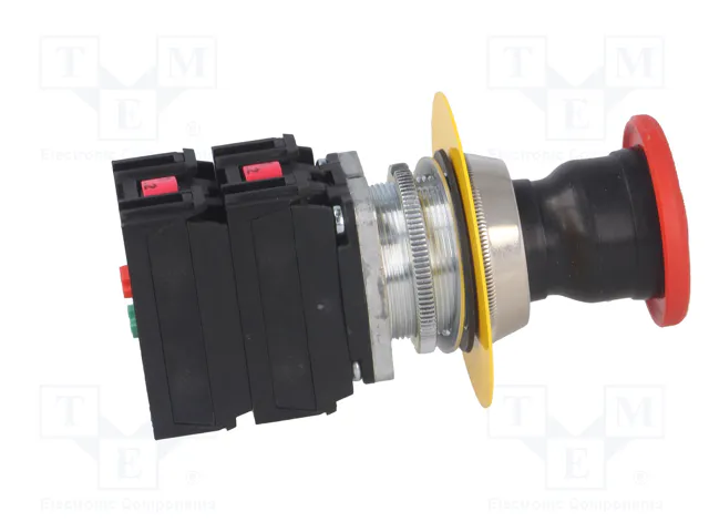 PROMET Interruptor de emergencia rojo NEF30 30mm NC x2 + NA x2 PROMET Interruptor de emergencia rojo NEF30 30mm NC x2 + NA x2