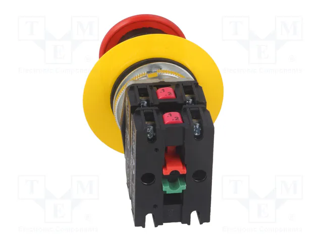 PROMET Interruptor de emergencia rojo NEF30 30mm NC x2 + NA x2 PROMET Interruptor de emergencia rojo NEF30 30mm NC x2 + NA x2