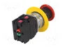 PROMET Interruptor de emergencia rojo NEF30 30mm NC x2 + NA x2