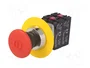 PROMET Interruptor de emergencia rojo NEF30 30mm NC x2 + NA x2