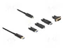 DeLOCK Cable Óptico Activo HDMI 5 en 1 8K 60 Hz 25 m (HDMI-A a Micro HDMI)