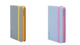 Cuaderno Mooving Tapa Dura A6 96H 90Gr. Horizontal Con Goma Colores Surtidos