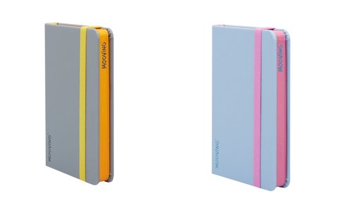 Cuaderno Mooving Tapa Dura A6 96H 90Gr. Horizontal Con Goma Colores Surtidos Cuaderno Mooving Tapa Dura A6 96H 90Gr. Horizontal Con Goma Colores Surtidos