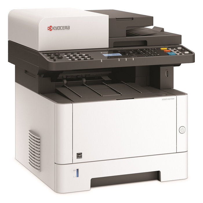 Kyocera ECOSYS M2135dn - Impresora Láser Monocromo 35 ppm, A4, 1200x1200 DPI, Duplex Automático, USB 2.0, LAN Gigabit, Con AirPrint y Google Cloud Print