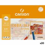 CANSON - GUARRO Minipacks Basik 20 láminas de dibujo A4+ 130g con recuadro