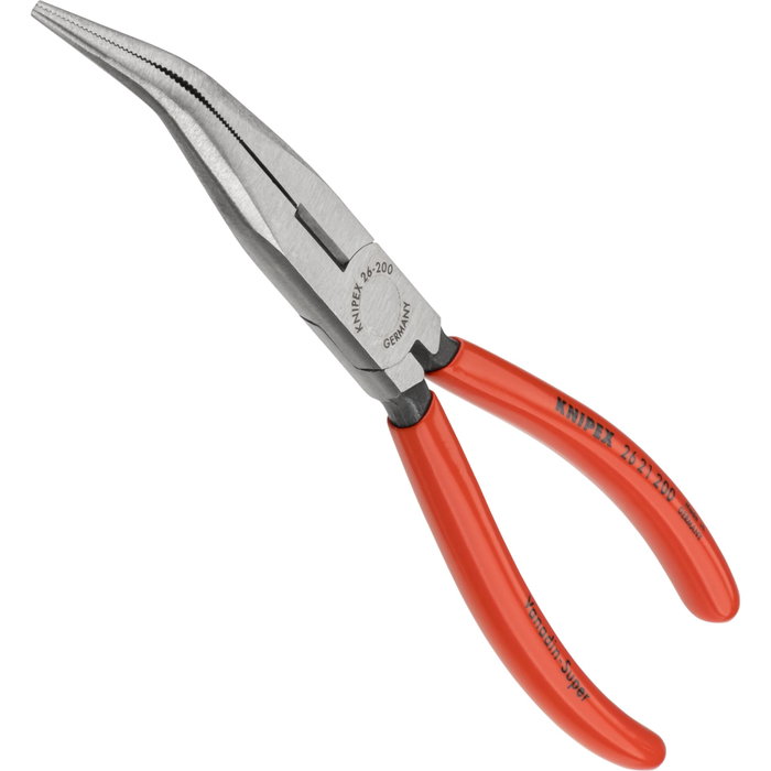 Knipex Alicates de punta plana y redonda con filo de corte 26 21 200 Knipex Alicates de punta plana y redonda con filo de corte 26 21 200