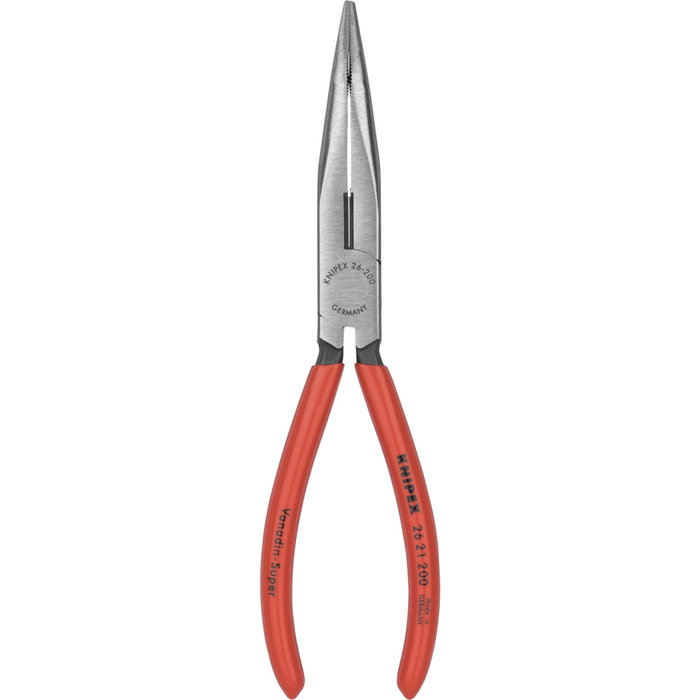Knipex Alicates de punta plana y redonda con filo de corte 26 21 200 Knipex Alicates de punta plana y redonda con filo de corte 26 21 200