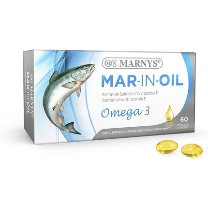 MARNYS Mar-In-Oil Aceite de Salmón 500mg 60 cápsulas MARNYS Mar-In-Oil Aceite de Salmón 500mg 60 cápsulas