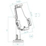 Tooq Soporte Antirrobo para Tablet/UMPC Negro TQTDS0812