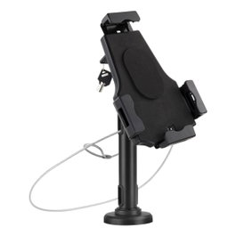Tooq Soporte Antirrobo para Tablet de Sobremesa o Pared, Negro