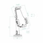 Tooq Soporte Antirrobo para Tablet/UMPC Negro TQTDS0812