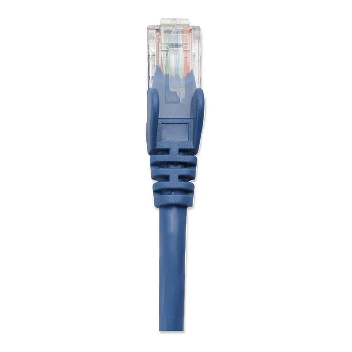 Intellinet Patchkabel RJ45 U/UTP Cat6 Azul 0.5 m con Hebelschutz y Contactos Chapados en Oro