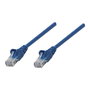 Intellinet Patchkabel RJ45 U/UTP Cat6 Azul 0.5 m con Hebelschutz y Contactos Chapados en Oro