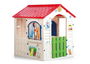 Chicos Casa Country Cottage con Hueco para Mascotas y Puerta Efecto Madera, para Niños de 3 a 5 Años, Dimensiones 84x103x104 cm